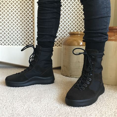 yeezy crepe boot black replica|yeezy boots stockx.